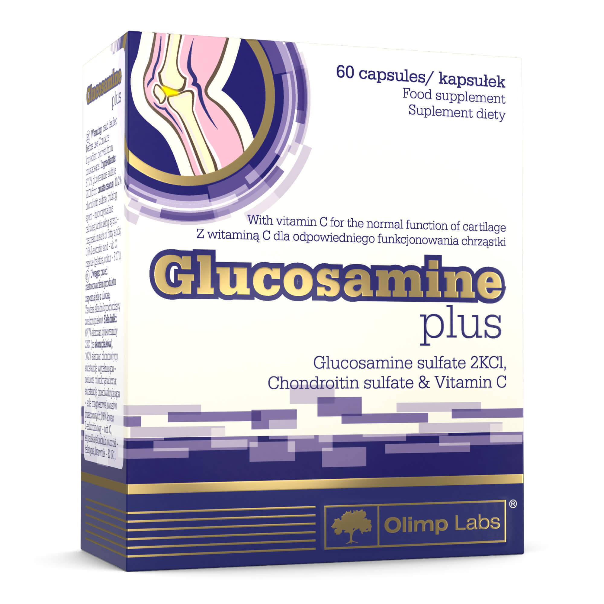 Olimp Glucosamine Plus, kapsułki ze składnikami na zdrowe stawy, 60 szt.