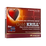 Olimp Gold KRILL kapsułki ze składnikami wspomagającymi prawidłową pracę serca, 30 szt.