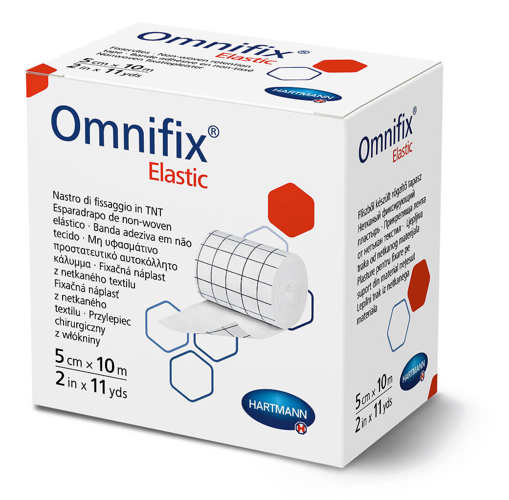 PlastER OMNIFIX ELASTIC,  włókninowy elastyczny, 5 cm x 10 m