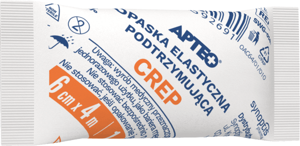 Opaska CREP, elastyczna podtrzymująca 4 m x 6 m, 1 szt.