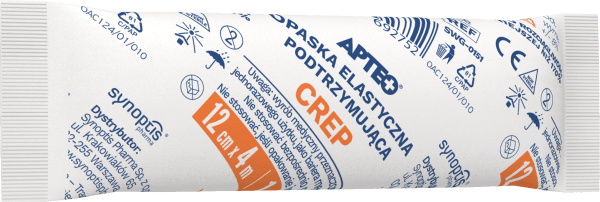 Opaska CERP, elastyczna podtrzymująca, 12 cm x 4 cm, 1 szt.