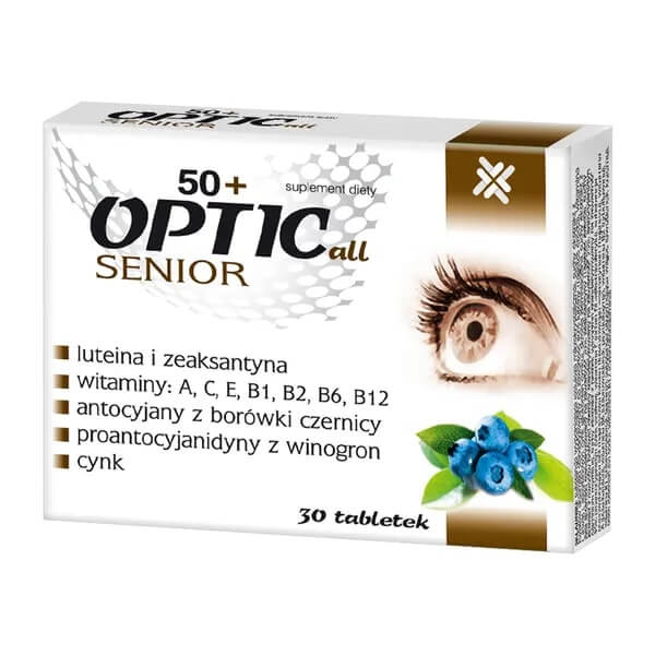 Optical Senior tabletki z luteiną, 30 szt.