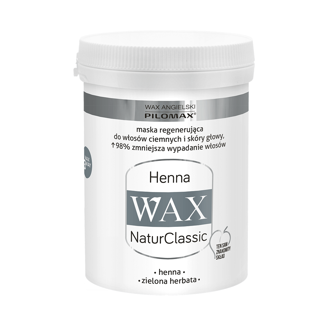 WAX Pilomax Henna, maska regenerująca do włosów ciemnych, 240 ml