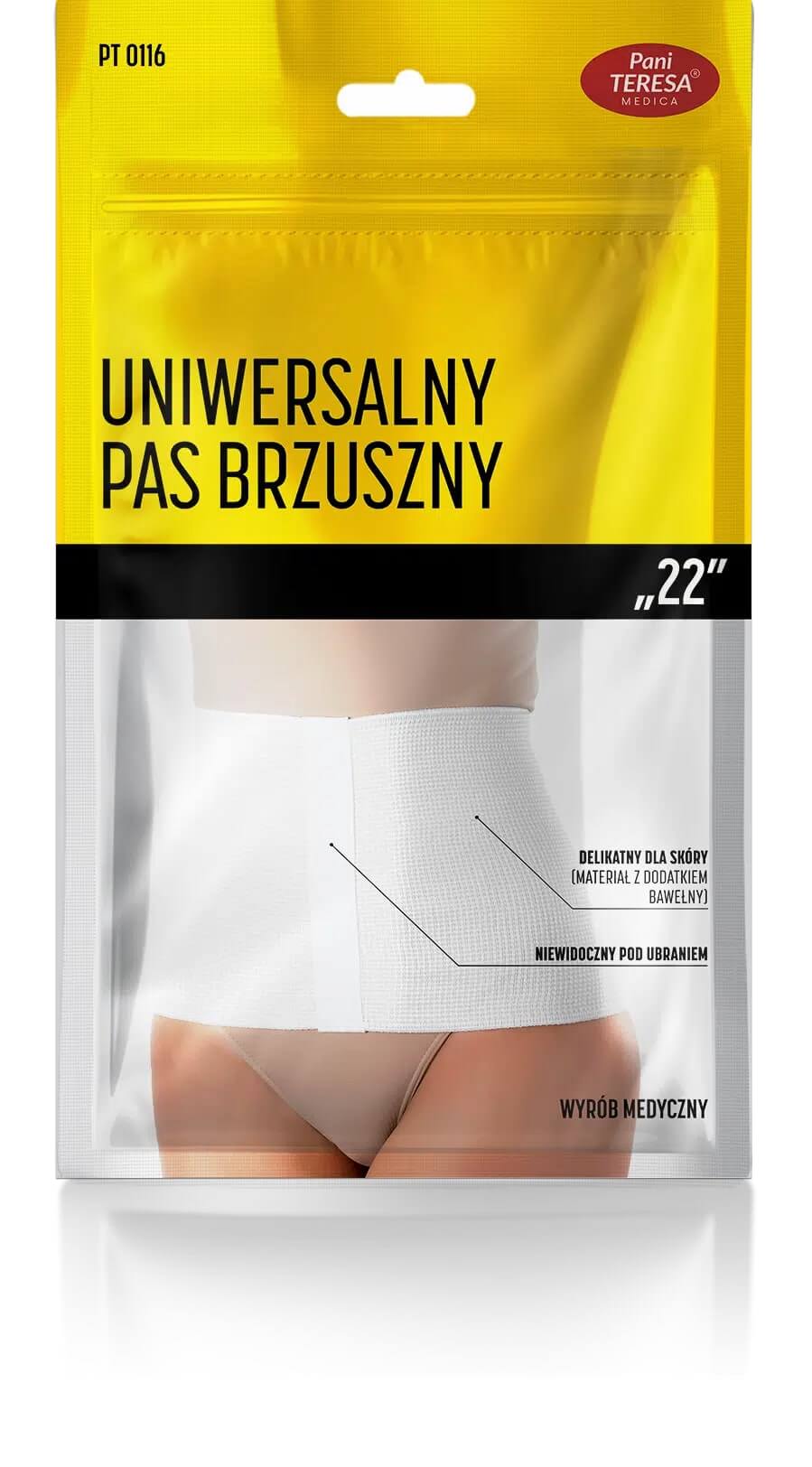 Pani Teresa Pas brzuszny , uniwersalny, 22 cm rozmiar S, 1 szt.