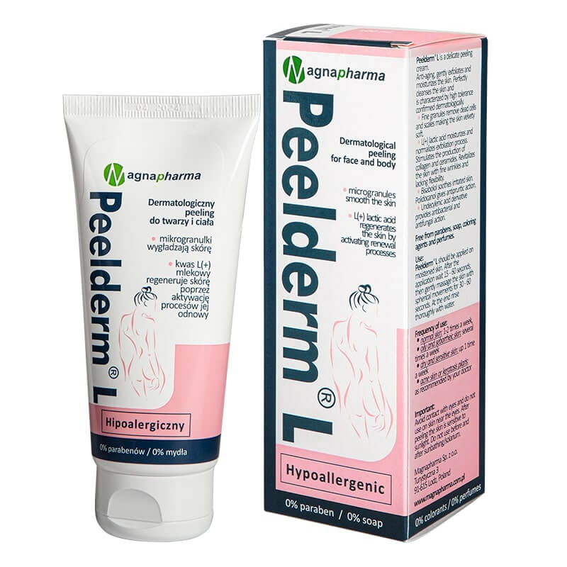 Peelderm L peeling, peeling dermatologiczny do twarzy i ciała, 100 ml