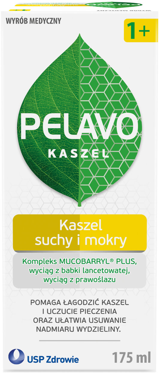 Pelavo Kaszel , syrop na kaszel suchy i mokry, 175 ml