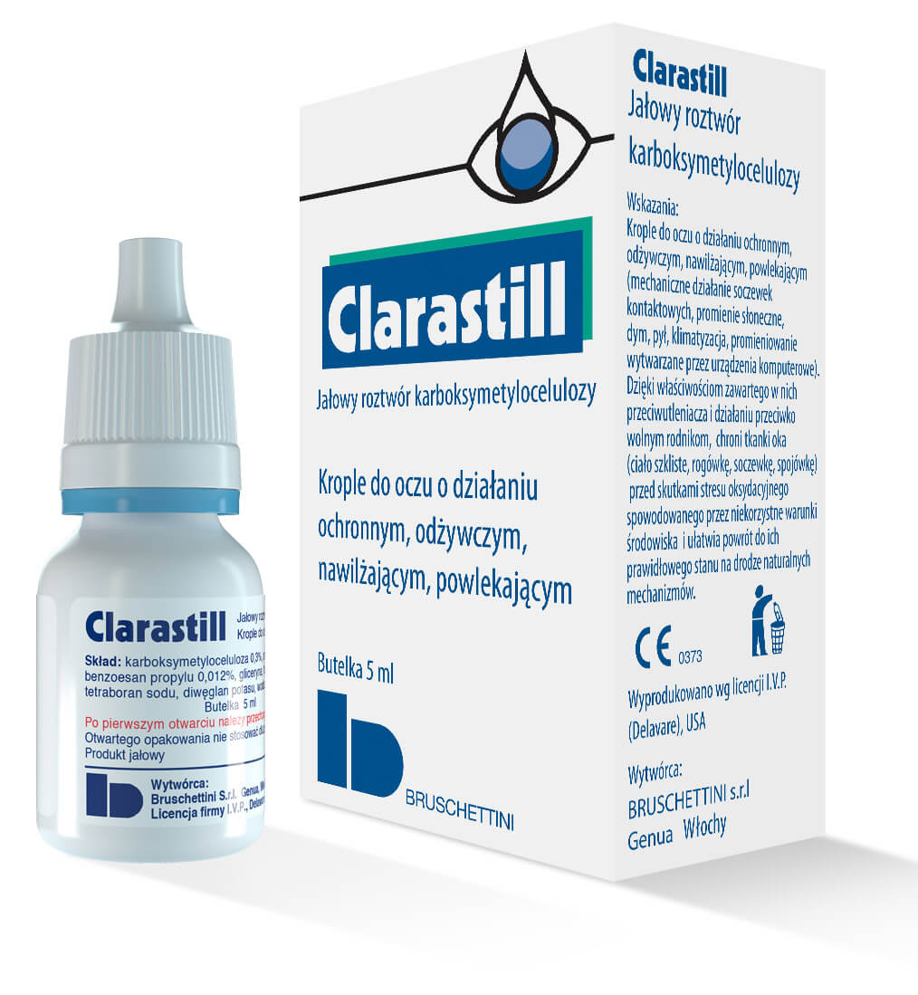 Clarastill , krople o działaniu ochronnym, odżywczym, nawilżającym, 5 ml