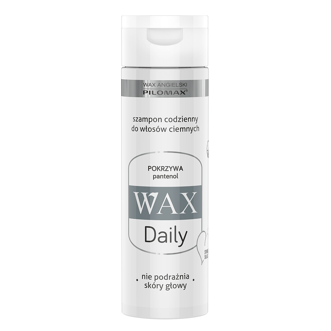 WAX Pilomax Daily, szampon do włosów ciemnych z pokrzywą, 200 ml