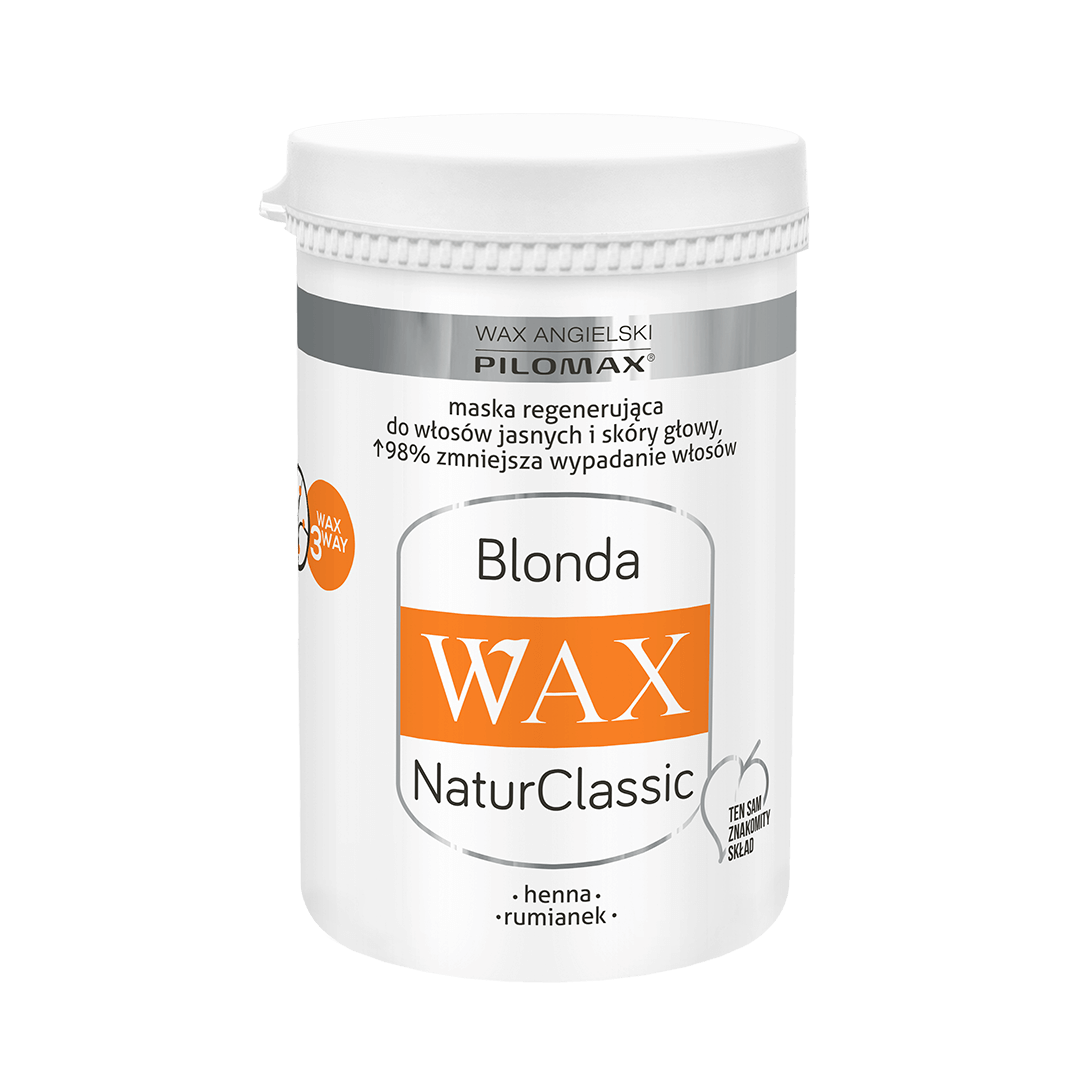 WAX Pilomax NaturClassic, maska regenerująca do jasnych włosów, 480 ml