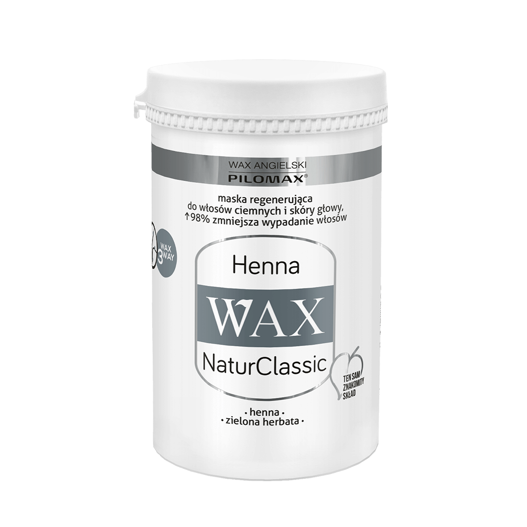 WAX Pilomax Henna, maska regenerująca do włosów ciemnych, 480 ml