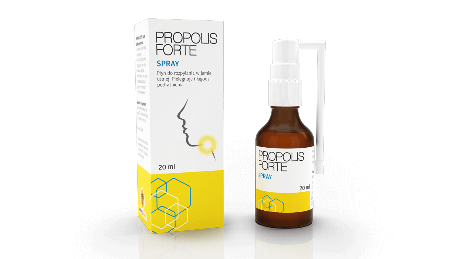 Propolis Forte, spray łagodzący podrażnienia w jamie ustnej, 20 ml