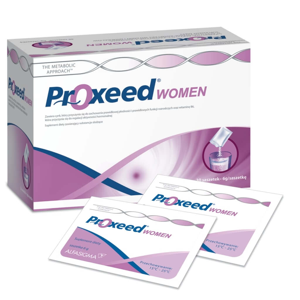 Proxeed Women , preparat zawierający składniki odżywcze potrzebne do utrzymania normalniej płodności u kobiet, 30 szt.