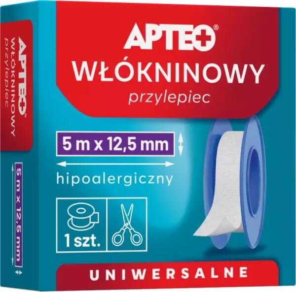 Przylepiec Włókninowy APTEO , 5 m x 12,5 mm, 1 szt.