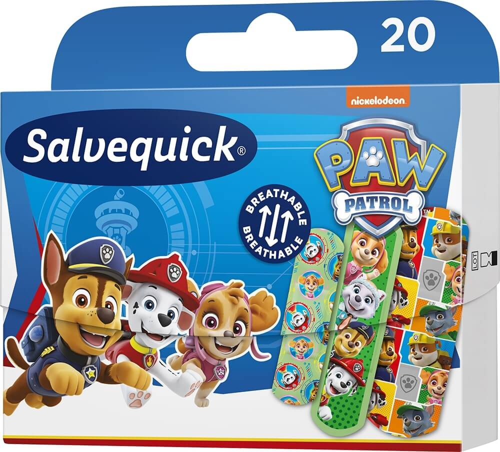 Plastry SALVEQUICK Paw Patrol, dla dzieci, 20 szt.