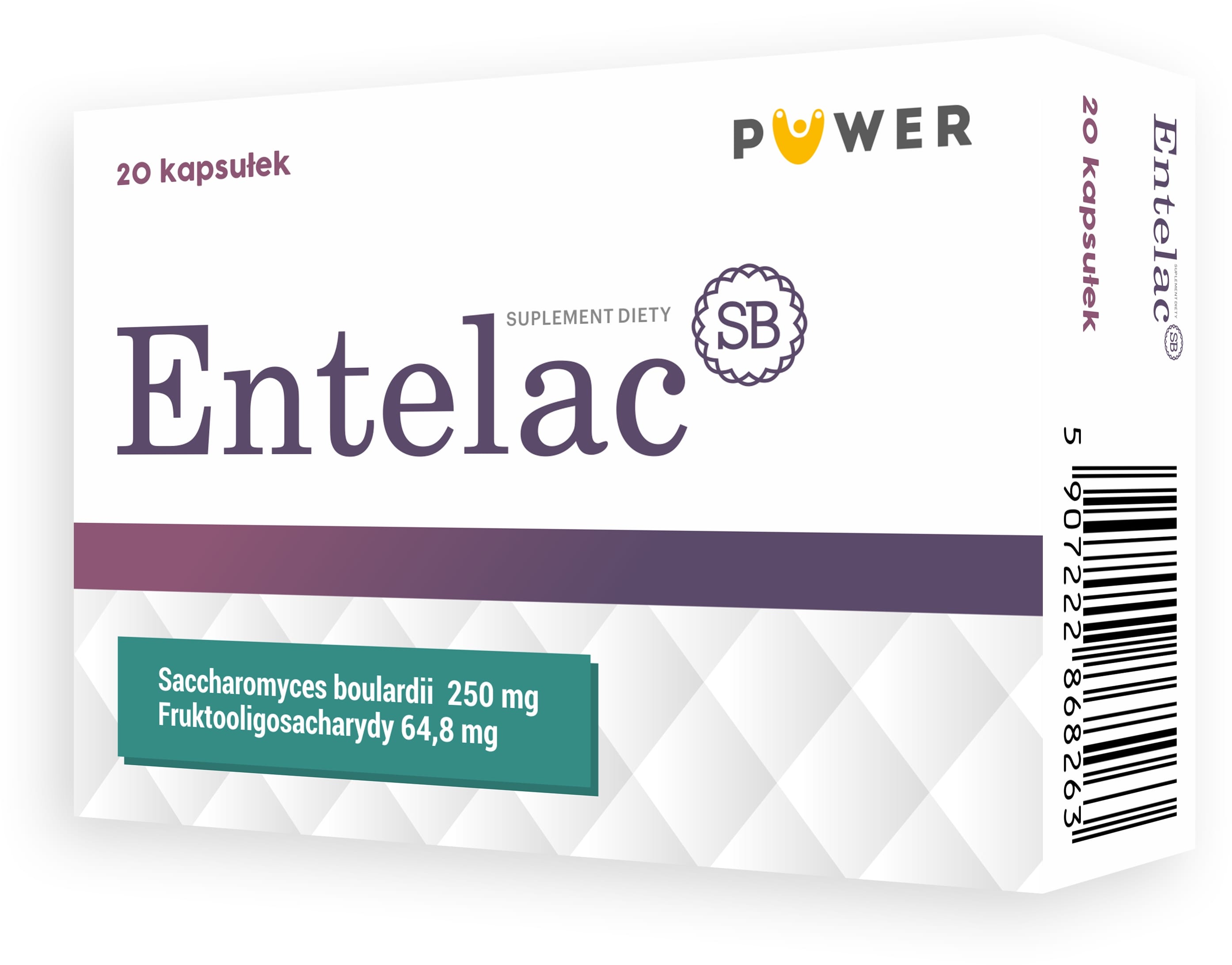 Entelac SB kapsułki z probiotykami i prebiotykiem, 20 szt.