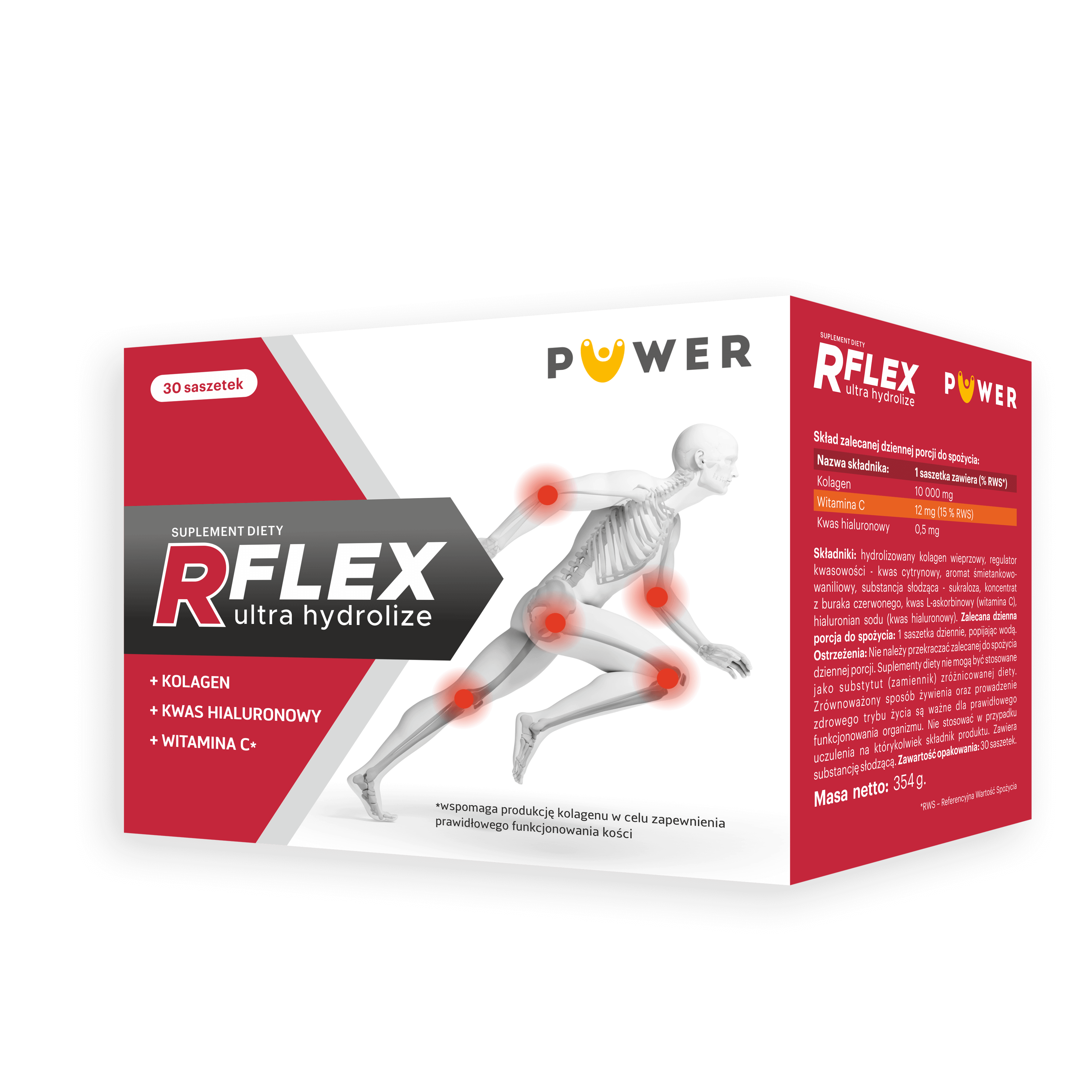 RFLEX Ultra Hydrolize, saszetki z proszkiem wzmacniającym stawy, 30 szt.