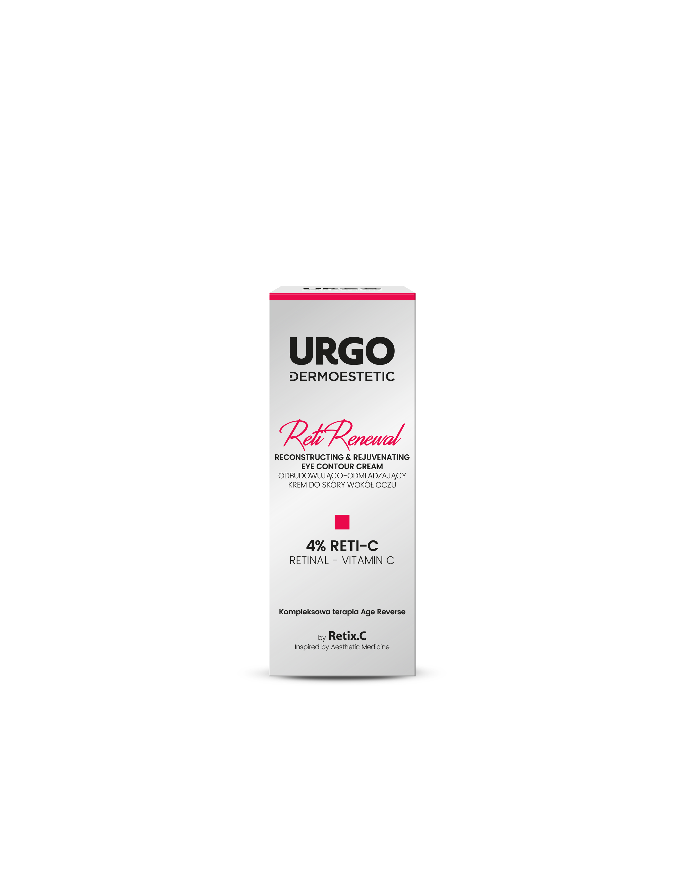 URGO DERMOESTETIC Reti Renewal, krem do skóry wokół oczu odbudowująco-odmładzający, 15 ml
