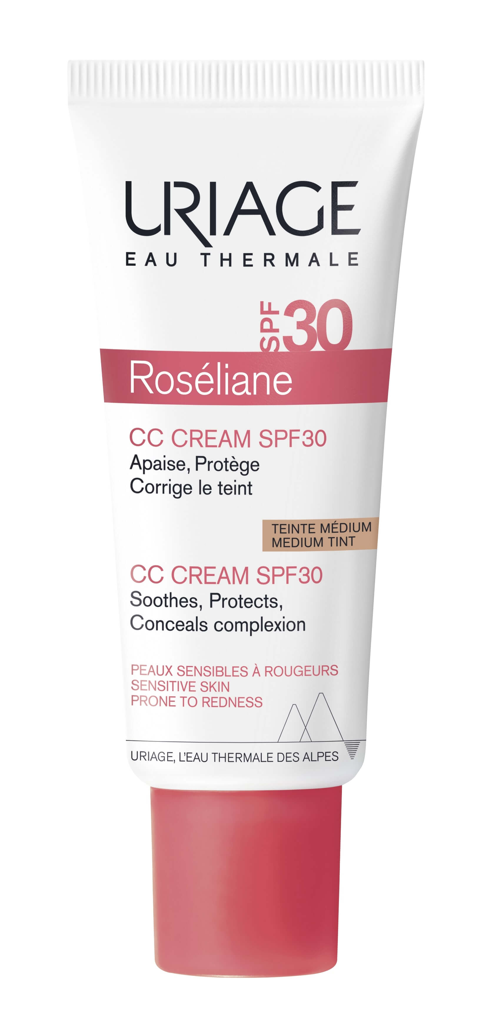URIAGE Roseliane CC, krem SPF 30 do cery naczynkowej, 40 ml