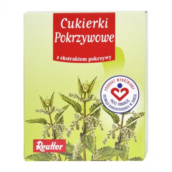 Cukierki Pokrzywowe z ekstraktem z pokrzywy, 50 g