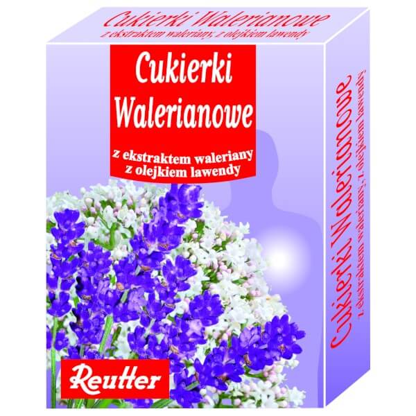 Cukierki Walerianowe, z olejkiem z lawendy, 50 g