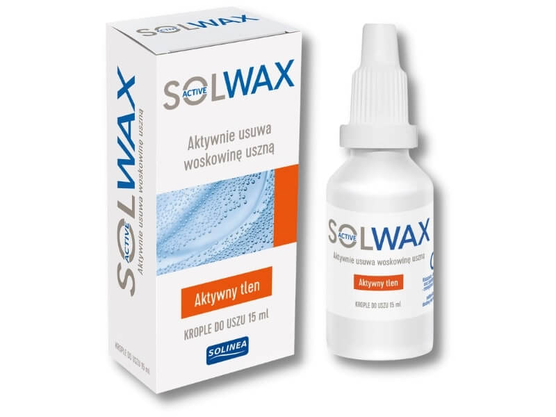 Solwax Active, krople aktywnie usuwające woskowinę uszną, 15 ml