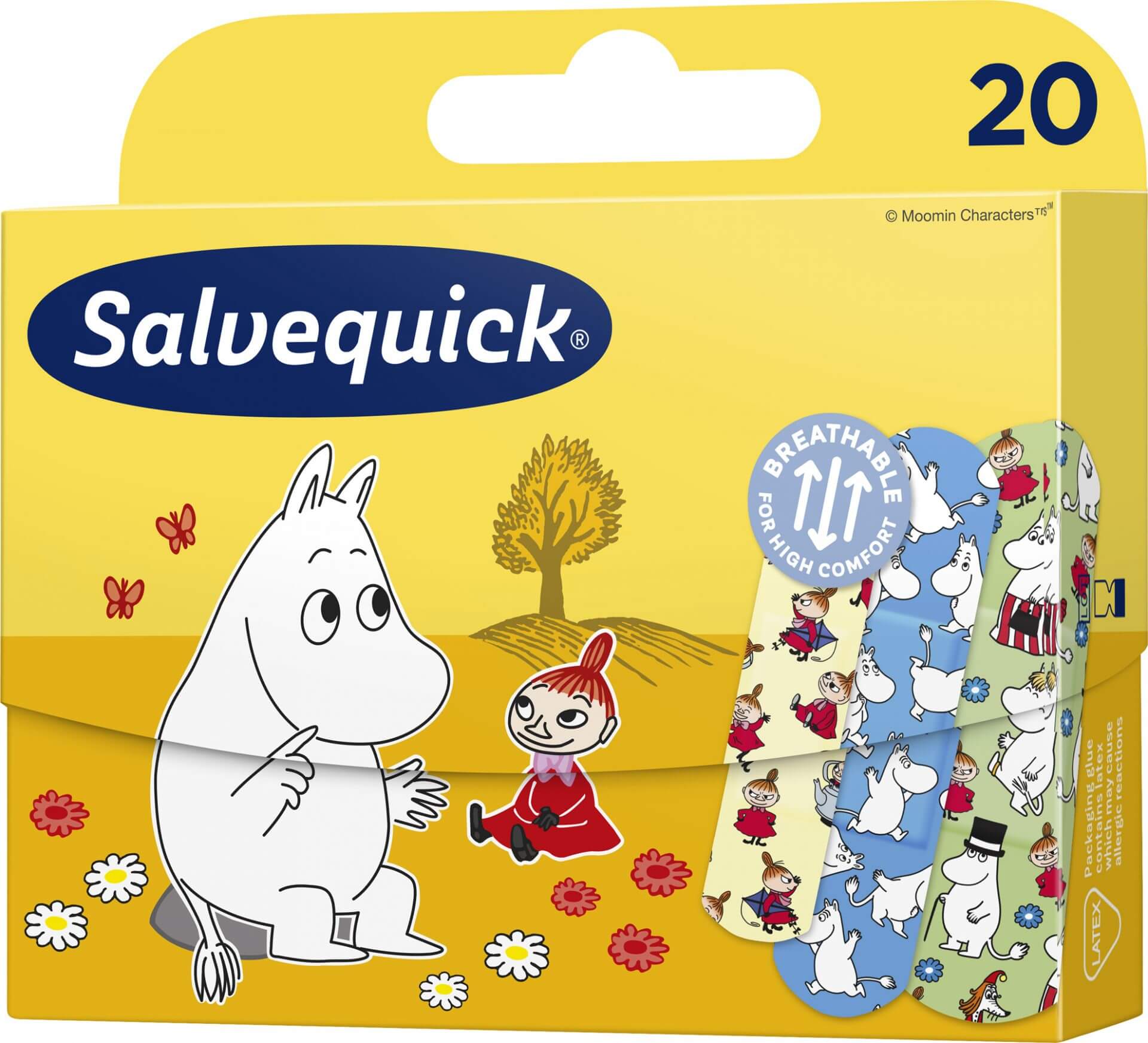 Salvequick Muminki , plastry dla dzieci, 20 szt.
