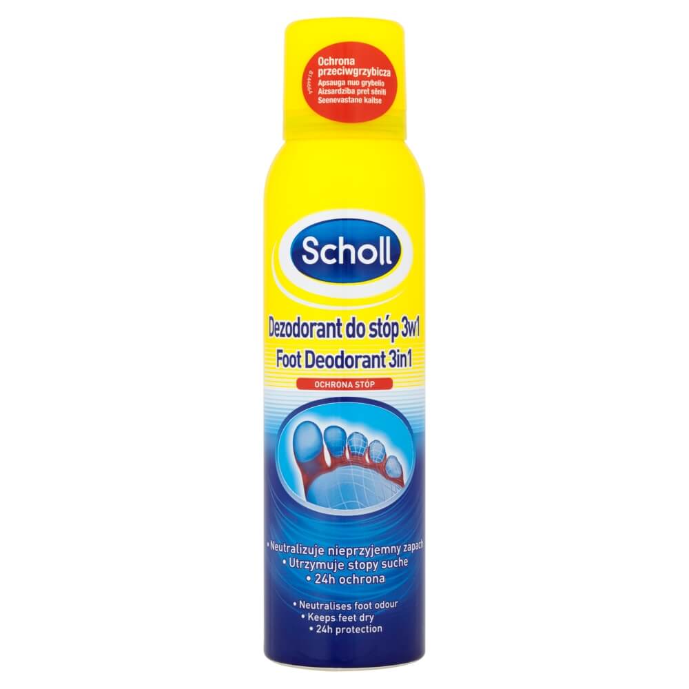 Scholl Dezodorant, aerozol do stóp, 150 ml