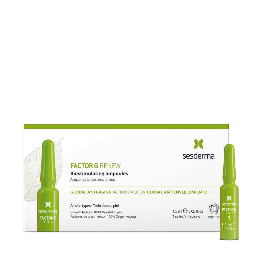 SESDERMA FACTOR G RENEW , ampułki do pielęgnacji skóry z oznakami starzenia, 7 x 1,5 ml