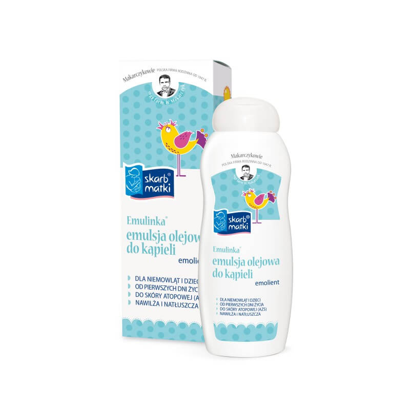 Skarb Matki Emulinka, emulsja olejowa do kąpieli dla niemowląt i dzieci, 250 ml