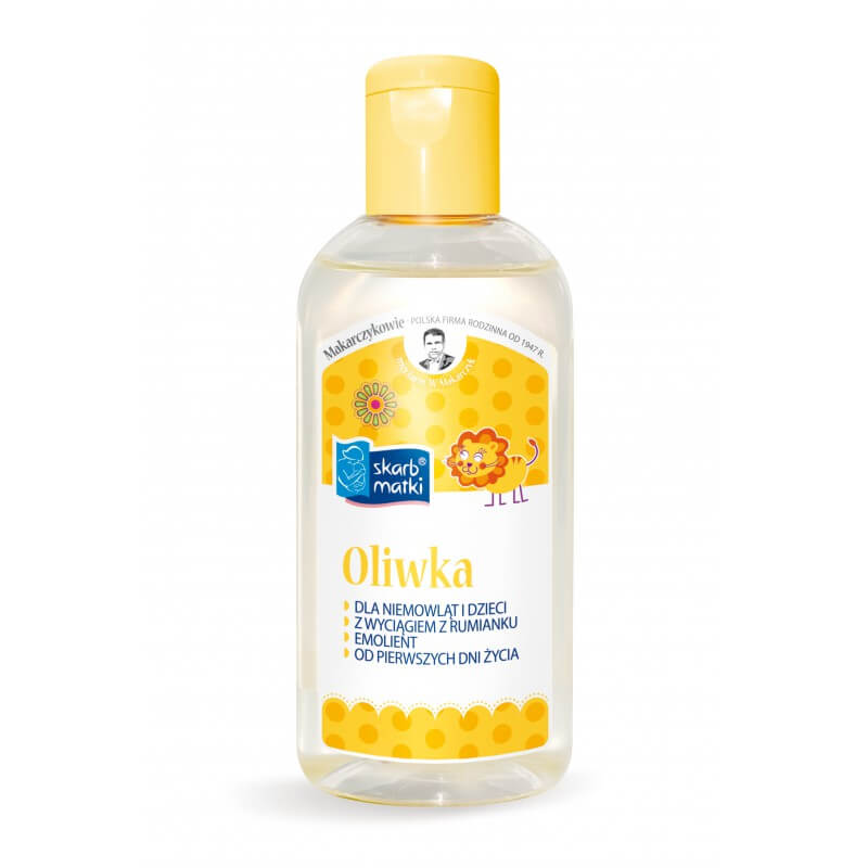 Skarb Matki Oliwka z wyciągiem z rumianku, do codziennej pielęgnacji dla dzieci i niemowląt, 150 ml