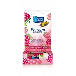 Skarb Matki Pomadka pomadka pielęgnacyjna do ust o smaku malinowym, 6,5 g