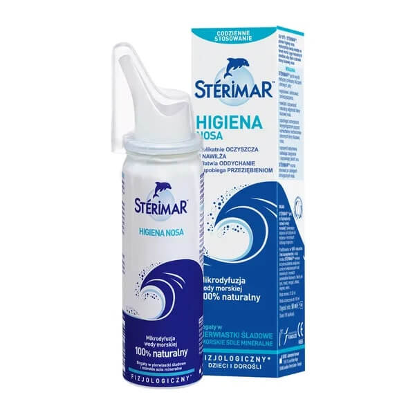 Sterimar, roztwór wody morskiej na nawilżenie śluzówek nosa, 50 ml