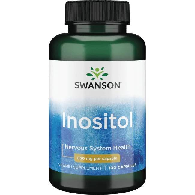 Swanson Inozytol 650 mg, kapsułki, 100 szt.
