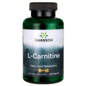 Swanson L-Carnitine, tabletki ze składnikami uzupełniającymi codzienną dietę osób dorosłych, 100 szt.