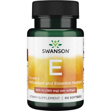 Swanson Witamina E 400 j.m. , kapsułki, 60 szt.