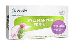 Novativ Sylimaryna Forte , tabletki z ekstraktem z nasion ostropestu plamistego, 60 szt.