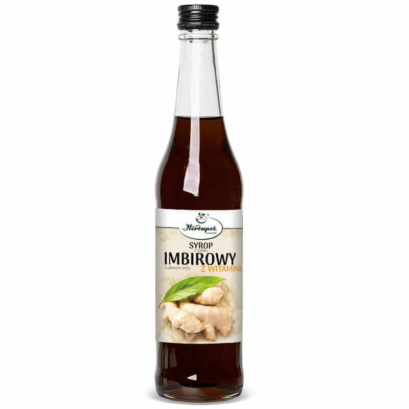 Syrop Imbirowy , z witaminą C, 420 ml