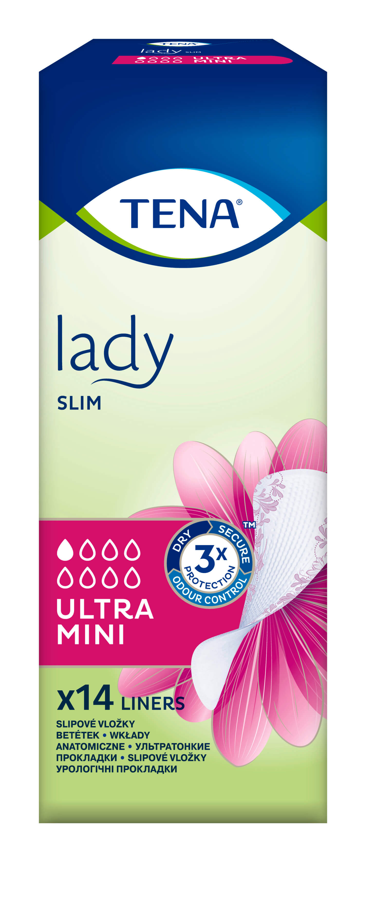 Tena Lady Slim Ultra Mini wkładki anatomiczne, 14 szt.