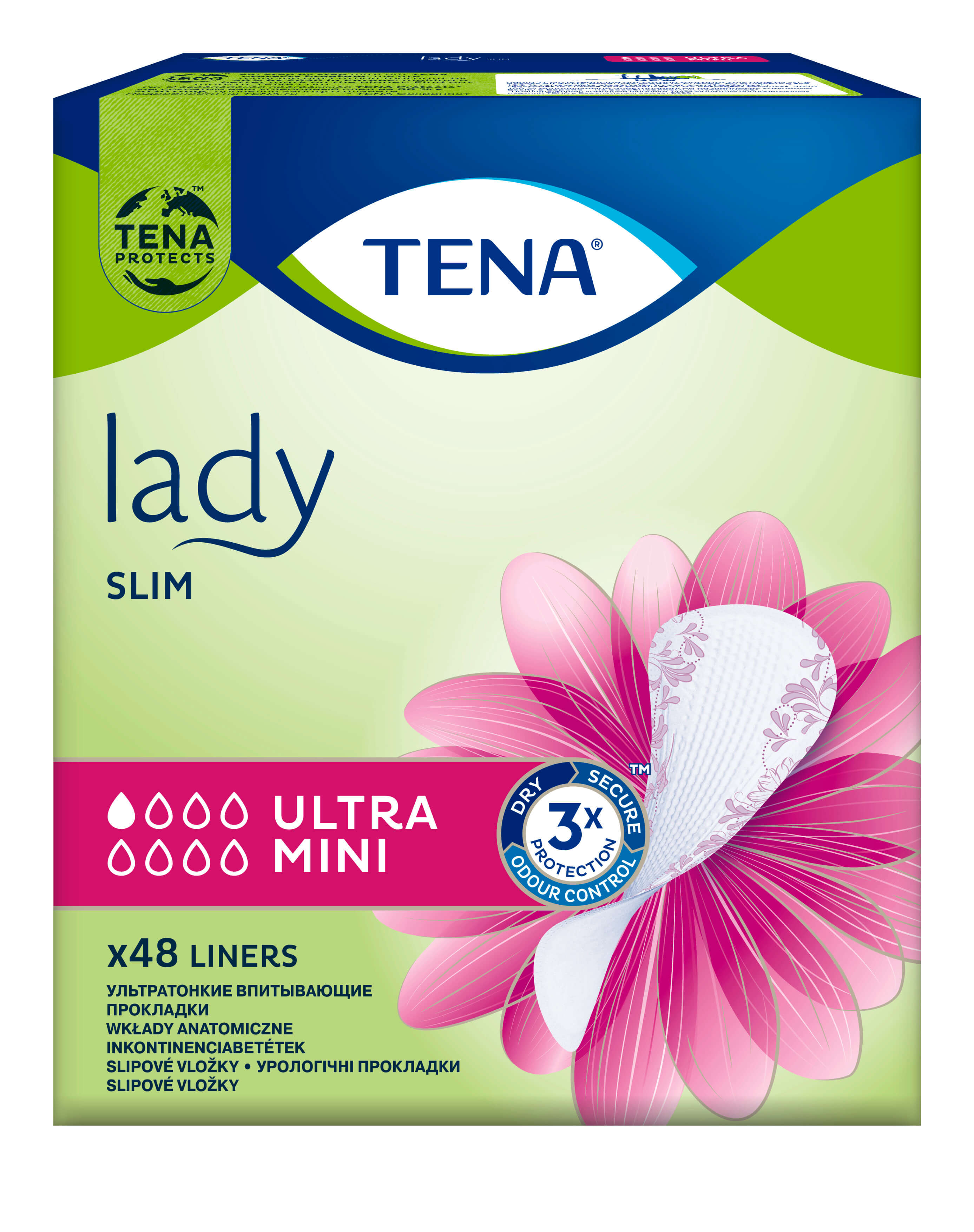 Tena Lady Slim Ultra Mini wkładki anatomiczne, 48 szt.