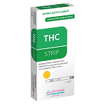 Test THC Strip test do wykrywania narkotyków w moczu, 1 szt.