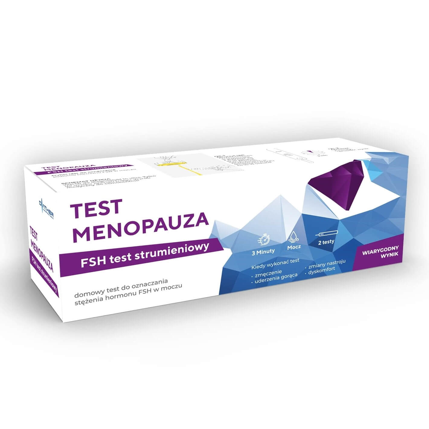 Test Menopauza , domowy strumieniowy FSH, 2 szt.