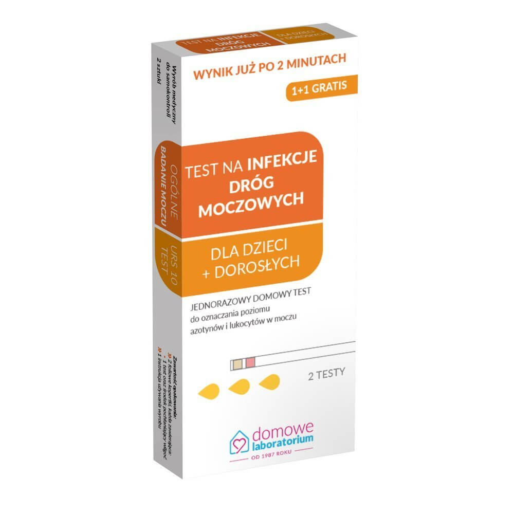 Test na infekcje dróg moczowych, dla dzieci i dorosłych, 2 szt.