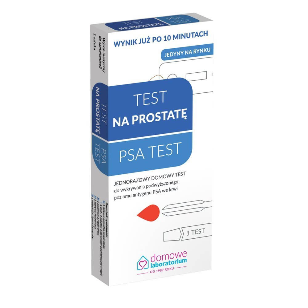 Test na prostatę PSA do wykrywania podwyższonego poziomu antygenu PSA we krwi, 1 szt.