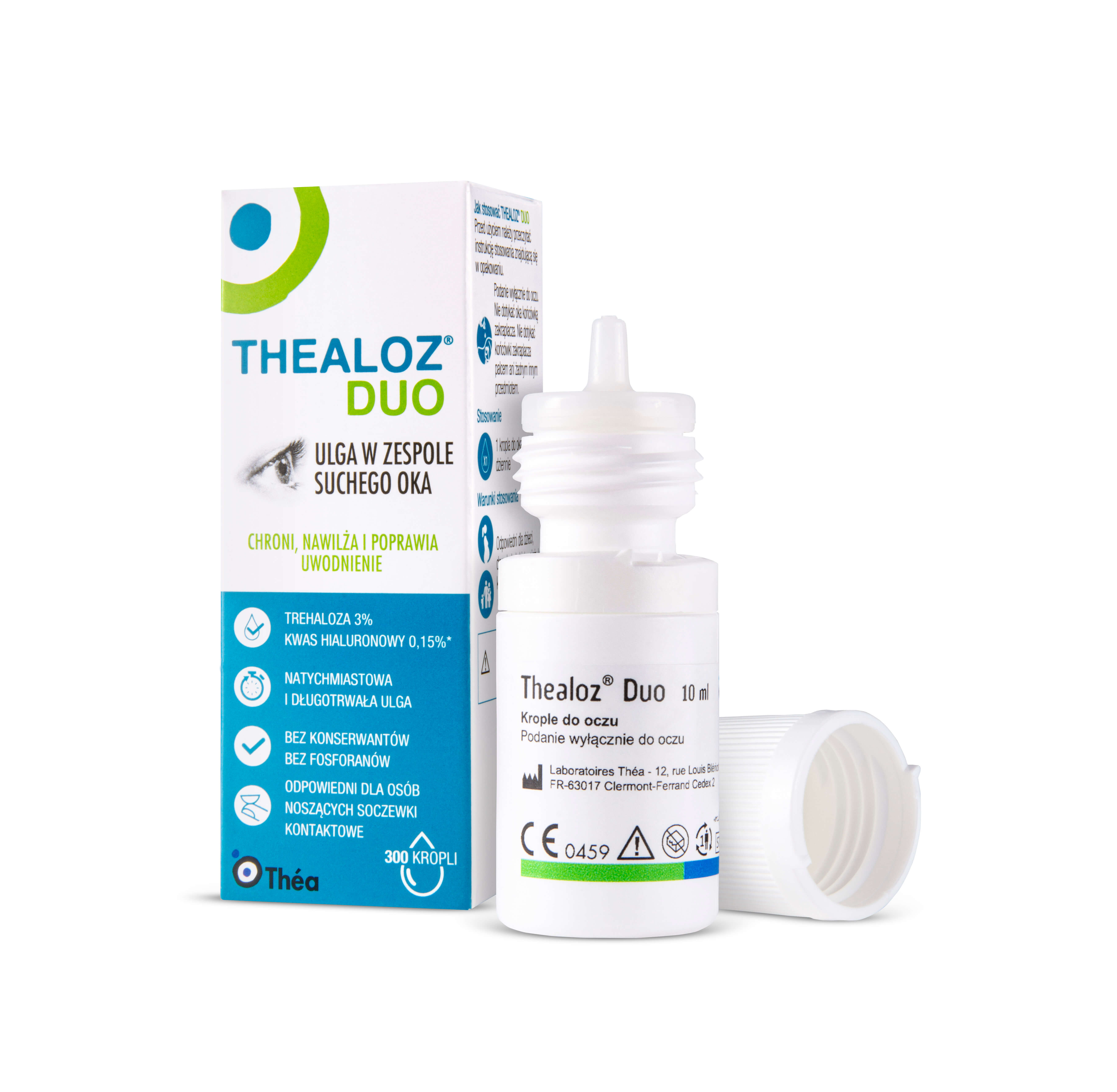 Thealoz Duo , krople na objawy zespołu suchego oka, 10 ml