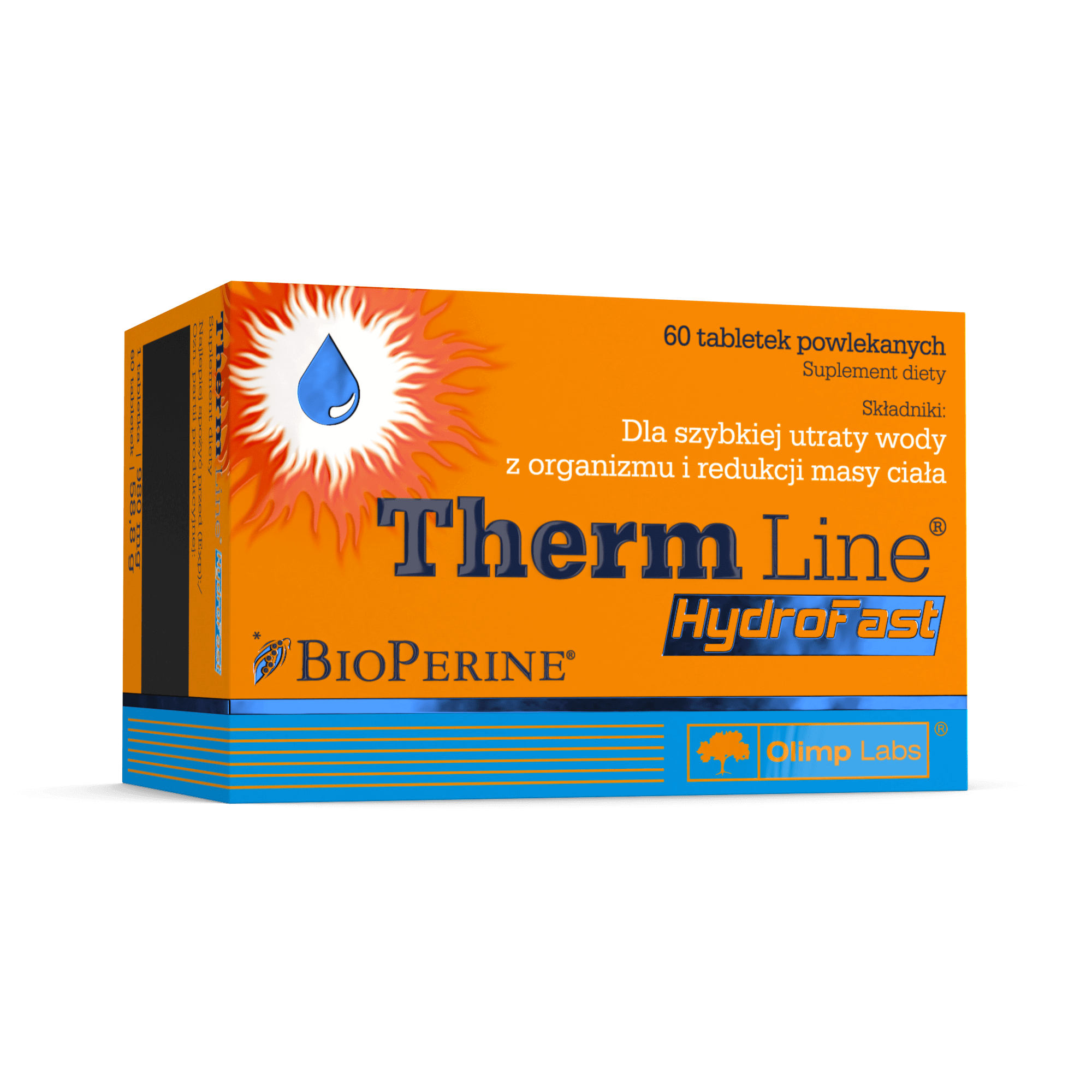 Olimp Therm Line HydroFast, tabletki ze składnikami wspomagającymi odchudzanie, 60 szt.