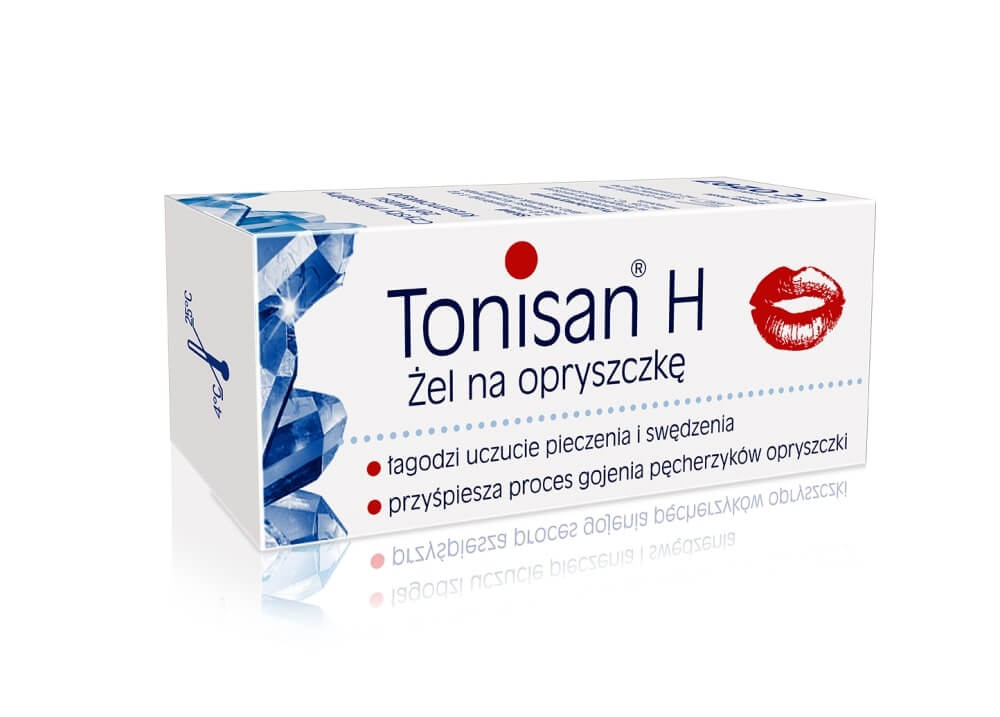 Tonisan H , żel na opryszczkę łagodzący uczucie swędzenia i pieczenia, 2 g