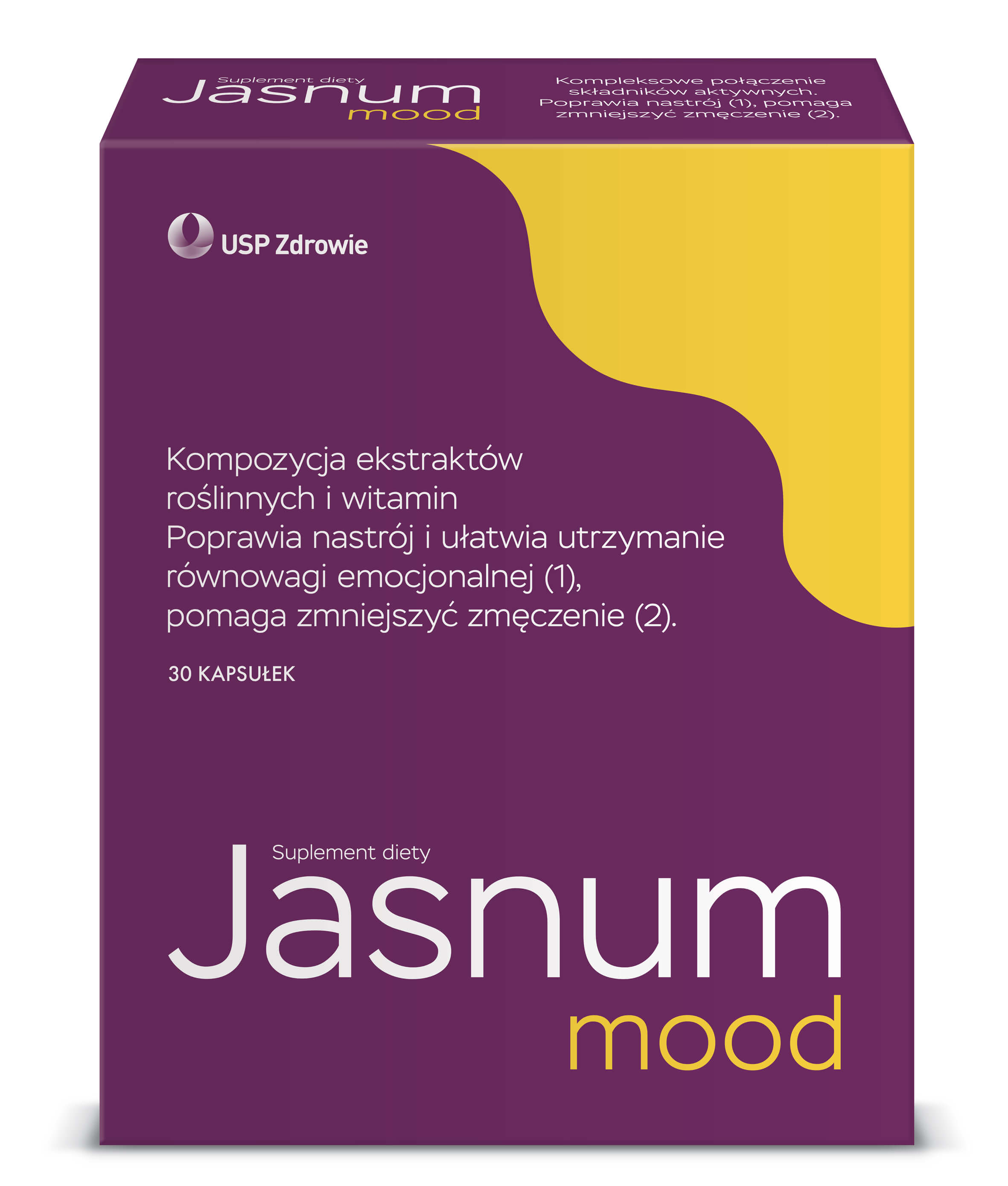 Jasnum mood, kapsułki z witaminami z grupy B, 30 szt.