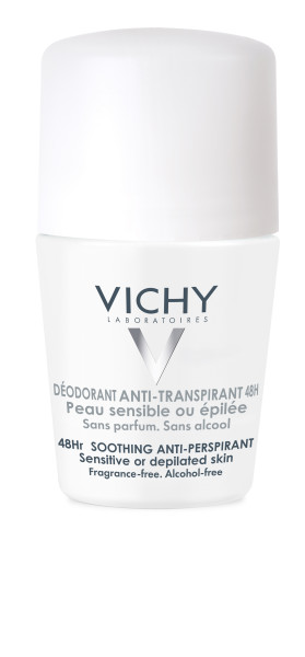 Vichy Anti-Transpirant 48H dezodorant w kulce do skóry wrażliwej, 50 ml