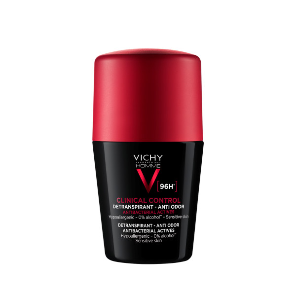 Vichy CLINICAL CONTROL 96H, dezodorant w kulce dla mężczyzn, 50 ml