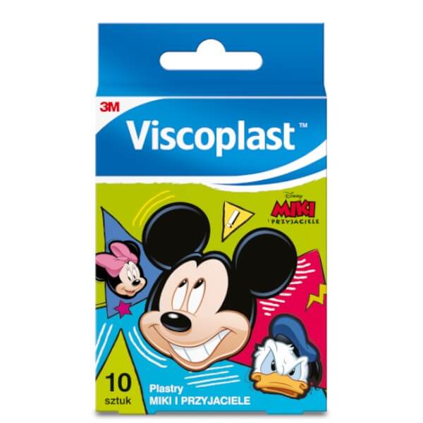 Viscoplast Miki i Przyjaciele, plastry dla dzieci, 10 szt.